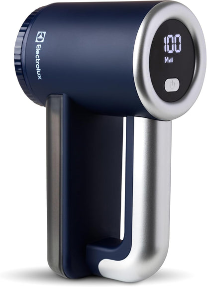 Electrolux Rechargeable Fabric Shaver | 3-Speed Lint Remover for Clothes & Furniture | Eliminates Fuzz & Pilling | Electric Lint Shaver with LED Display & Type-C Fast Charging Port - Black