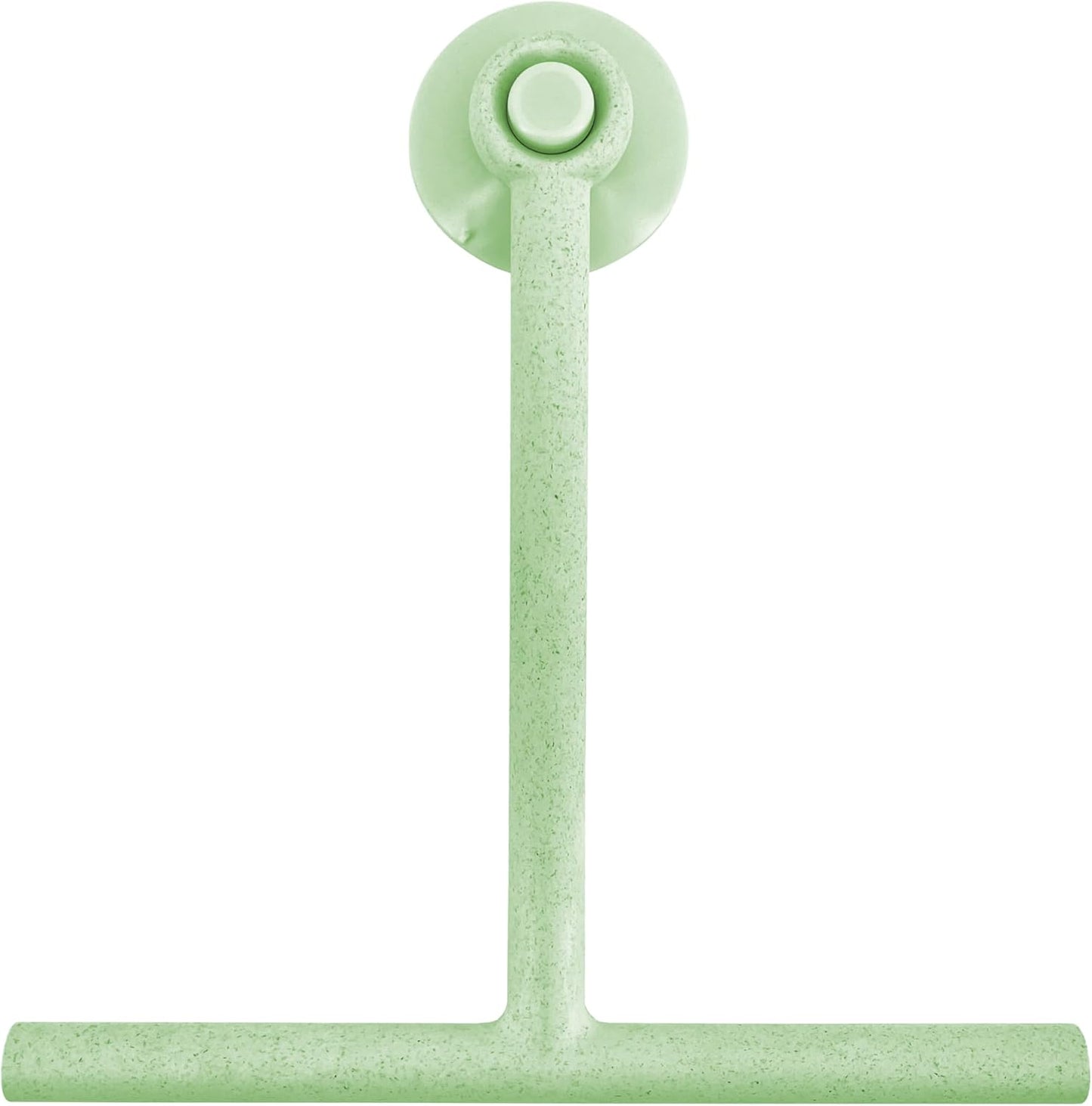 Splash Home Shower Squeegee for Glass Doors - Black Bathroom Squeegee with Suction Hook, Glass Shower Door Squeegee for Streak-Free Cleaning, Shower Wiper for Glass Doors and Tiles, 8.5" Wide Blade