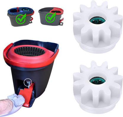 3 Pcs Easy Mop Pedal Broom Spin Replacement One Way Clutch Bearing Bucket Gear Sprockets Repair Compatiable with Oceda/Vilida and Market 90% Spin Mop System, Mop Gears (3 Pcs Bearing Bucket Gears)