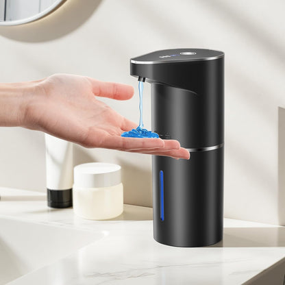 Fantictas Automatic Soap Dispenser,Touchless Hand Wall Mount Rechargeable 3 Gear Adjustable Electric Soap Dispenser 350ml with Infrared Motion Sensor for Bathroom,Kitchen,Office, White Gel