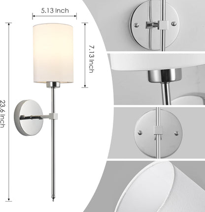 Battery Operated Wall Sconces Set of Two,Wireless Rechargeable Wall Light With Remote Control, Dimmable, Amber Light/Warm White/Natural White/Daylight/RGB, Timer,for Living Room,Bedroom,Entryway,Gold