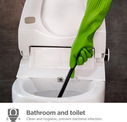 Dishwashing gloves 2 Pairs for kitchen,Rubber cleaning gloves,Long dish gloves reuseable.