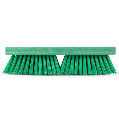 SPARTA Plastic Floor Scrub Brush, Brush Head Only, Deck Brush with ACME Standard Thread Fitting for Deck, Industrial Kitchens, and Hospitals, 10 Inches, Yellow