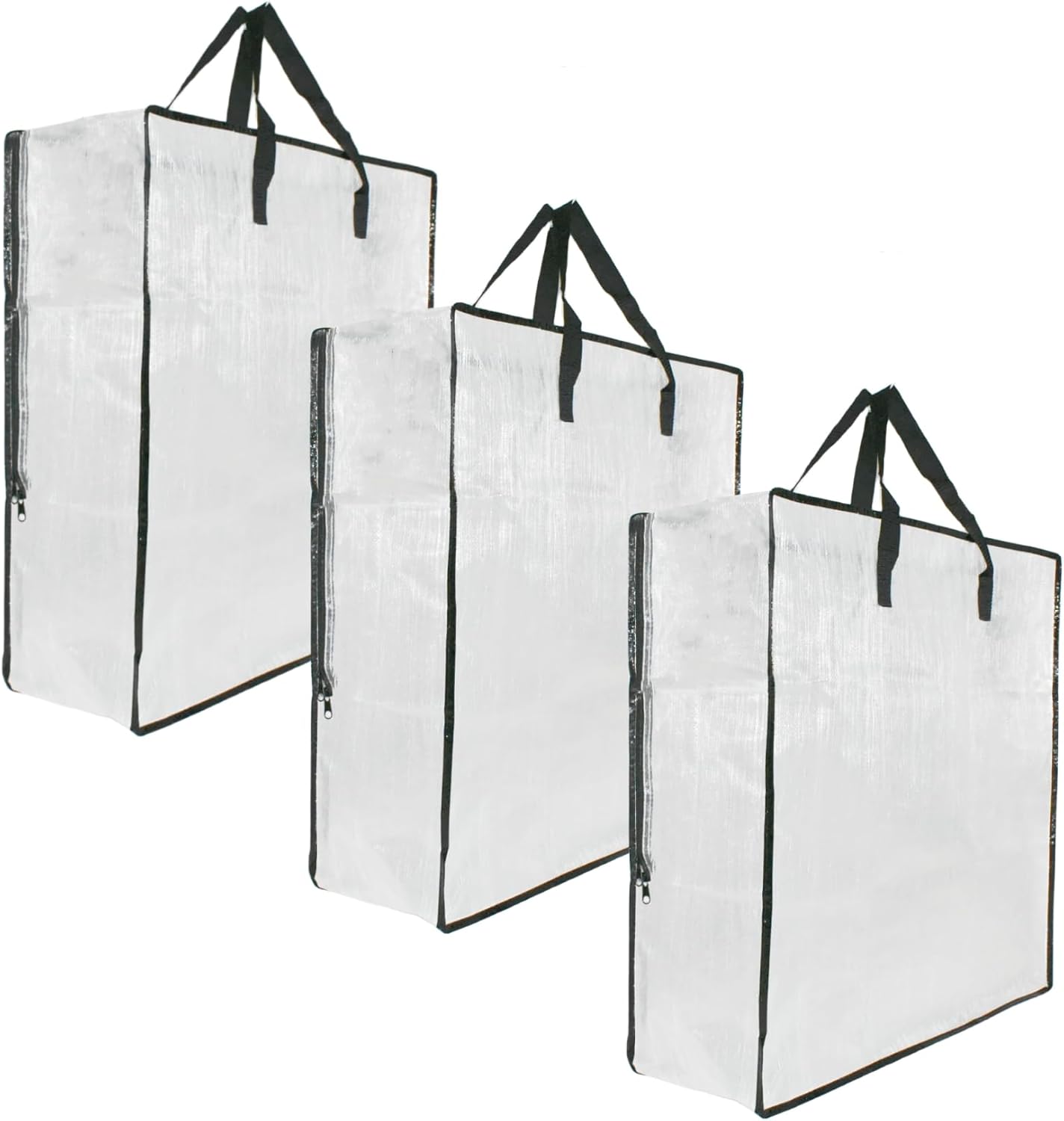 Clear Storage Bags with Zipper and Handles, Blanket Bags For Closet Storage, Moving and Packing Supplies for College, Underbed Storage Organizer for Clothes Pillow Bedding Christmas Wreath