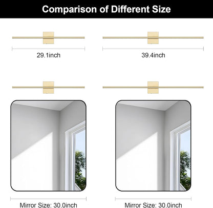 Battery Operated Wall Sconce Set of Two with Remote Control, 3000K-6000K Dimmable Black Wall Lights, Timable LED Wireless Wall Sconces, 350° Ratate for Bathroom, Living Room, Hallway 29.1 Inch