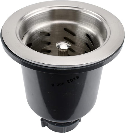 Keeney K1435 Gourmet Deep Cup Kitchen Sink Strainer, Stainless Steel