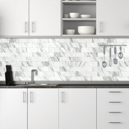 AULIGET 100 Piece Rust Slate Peel and Stick Backsplash Wall Tiles, 3" x 6" PVC Faux Stone Stick on Tiles for Backsplash Kitchen, Bathroom, Laundry Room, Camper, Fireplace