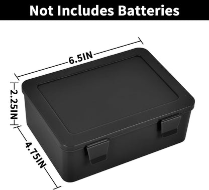 FULLCASE Battery Organizer Storage Case with Tester,Holds 18 AA & 18 AAA Batteries