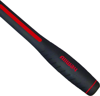 ALLWAY GTS-G Glass & Tile Scraper with Snap-On Blade Guard, 4" | Soft-Grip Handle, Easy Blade Change