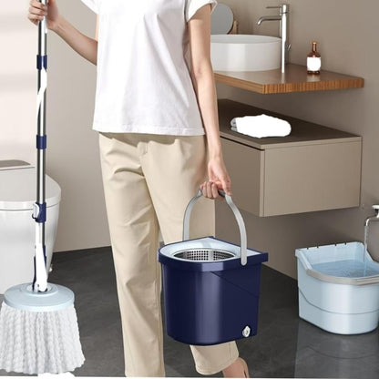 Spin Mop and Bucket Set with 4 Washable Microfiber Mop Heads, Durable Handle System for Hardwood Floor, Tile, and All Surface Cleaning