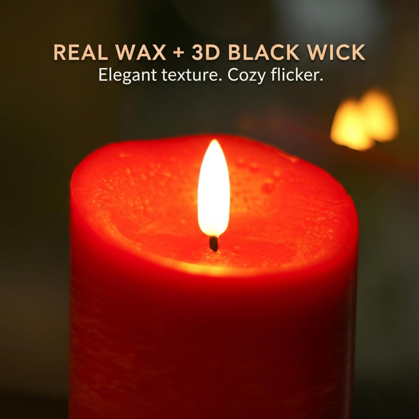 ANGELLOONG Flickering Flameless Candles, Realistic Battery Operated Candles with Remote and Timer, Set of 3 LED Candles for Room Fall Home Wedding Decor Centerpieces Table Party Valentines Decorations