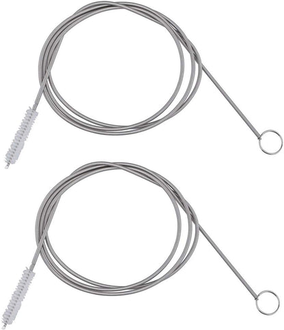 Long Pipe Cleaner Flexible Tube Cleaning Brush Snake Drain Clog Remover Drain Brush Aquarium Water Filter Pipe Air Tube Hose Cleaning Brush Sink Fridge Skinny Pipe Dredging Tool 155CM1