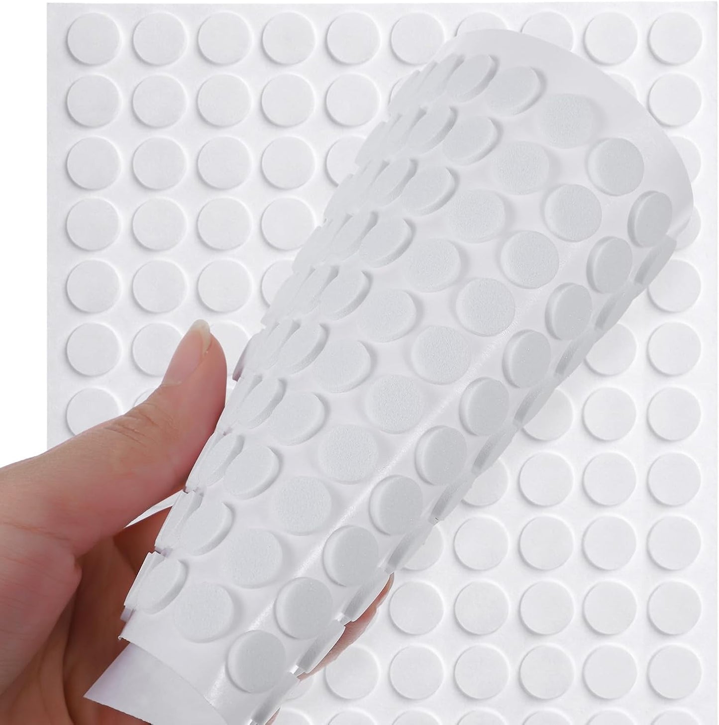 260 Pcs Small Felt Pads, 3/8" Self Adhesive Felt Cabinet Door Bumpers | Round Foam Cabinet Cushion Dots for Furniture Desks Drawers Chair Legs Hardwood Floors (Black)
