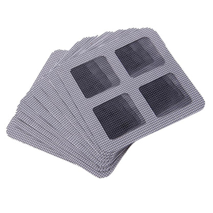 POPETPOP Window Screen Patches Self-Adhesive Screen Repair Net 3.93 X 3.93 X 0.03 in Adhesive Patch for Window Door Tent Mesh Pool Screens Rv Screens 21-Pack
