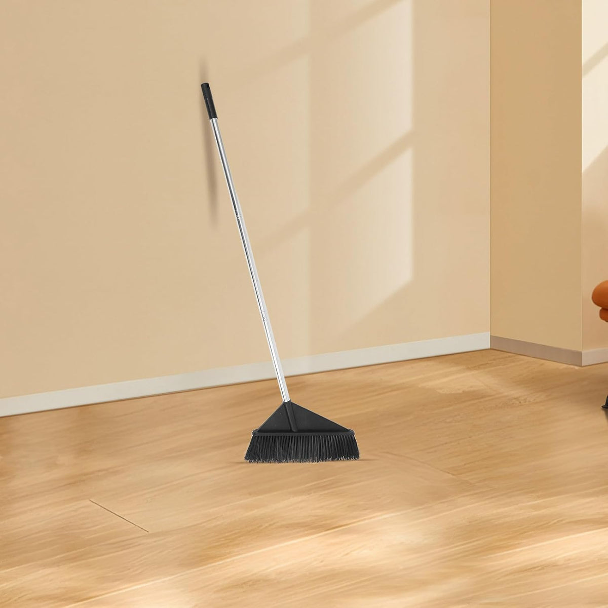 UPKOCH Heavy Duty Outdoor Broom with Stiff Bristles and Long Handle, Wide Sweeper Broom for Home, Yard, Garden, Garage, and Warehouse Cleaning