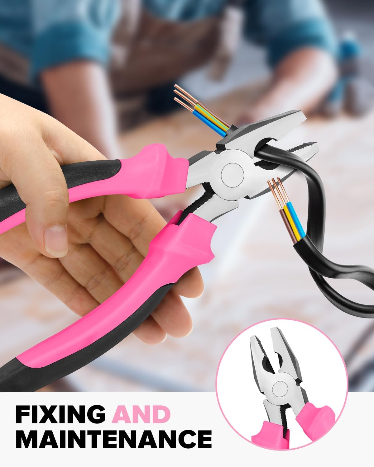 24pcs Home DIY Tool Kit for Household, Office & Garage - General Repair Small Hand Tool Set with Storage Case