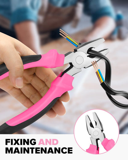 24pcs Home DIY Tool Kit for Household, Office & Garage - General Repair Small Hand Tool Set with Storage Case