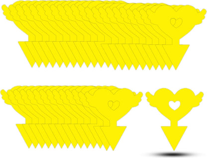Fruit Fly Traps Fungus Gnat Traps Yellow Sticky Bug Traps 36 Pack No Harm and Odorless for Indoor Outdoor Use Protect The Plant