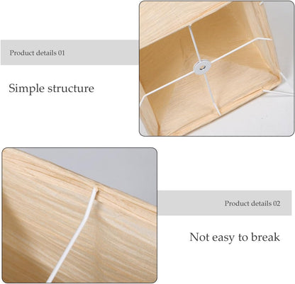 Foldable Japanese Paper Floor Lamp Shade Replacement with Soft Light for Living Room Bedroom Office - Easy Installation Modern Design 49.2X9.8X9.8In