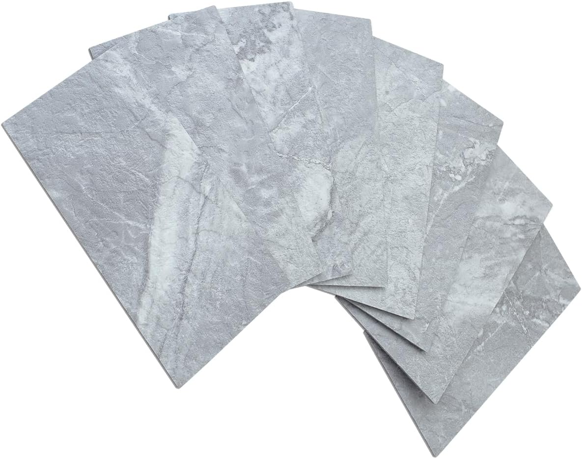 AULIGET 100 Piece Rust Slate Peel and Stick Backsplash Wall Tiles, 3" x 6" PVC Faux Stone Stick on Tiles for Backsplash Kitchen, Bathroom, Laundry Room, Camper, Fireplace