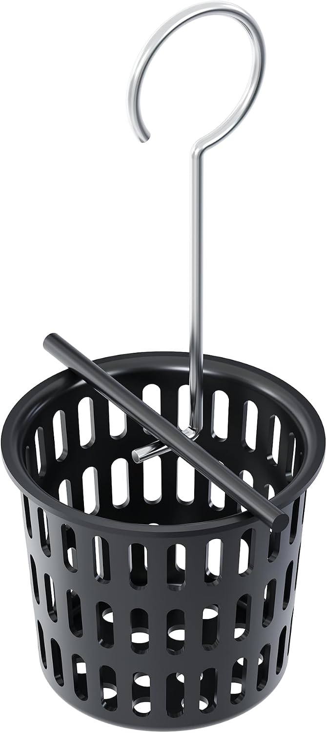 Neodrain Shower Drain Hair Catcher – Stainless Steel Hair & Debris Strainer with Lifting Hook, Hair Trap Filter Basket for Bathroom Drains, Reusable Hair Strainer for Clog-Free Drains