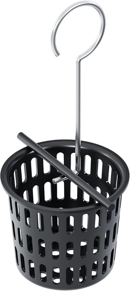 Neodrain Shower Drain Hair Catcher – Stainless Steel Hair & Debris Strainer with Lifting Hook, Hair Trap Filter Basket for Bathroom Drains, Reusable Hair Strainer for Clog-Free Drains