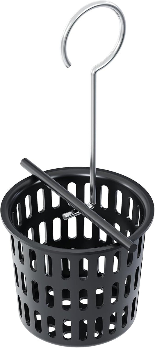 Neodrain Shower Drain Hair Catcher – Stainless Steel Hair & Debris Strainer with Lifting Hook, Hair Trap Filter Basket for Bathroom Drains, Reusable Hair Strainer for Clog-Free Drains