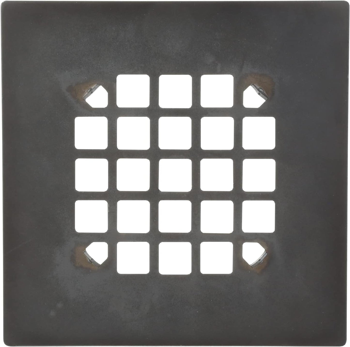 Danco Snap-in Shower Drain Cover with in-Drain Hair Catcher, 4-1/4" Round, White Strainer, (10533)