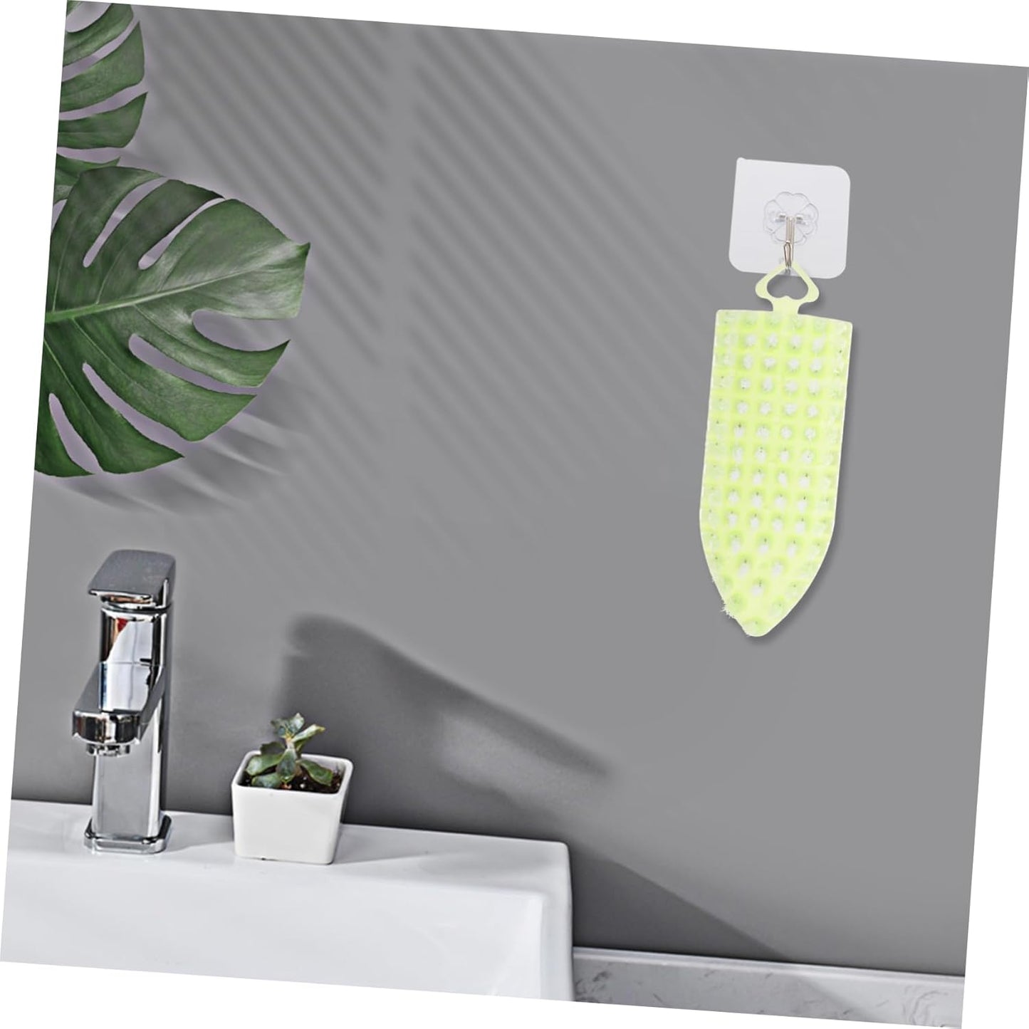 Zerodeko Sink Scrub Brush Small Cleaning Brush for Effortless Kitchen Bathroom Cleaning Compact Design for Stains Dirt Lightweight Portable Multi-Scene Use Easy to Grip