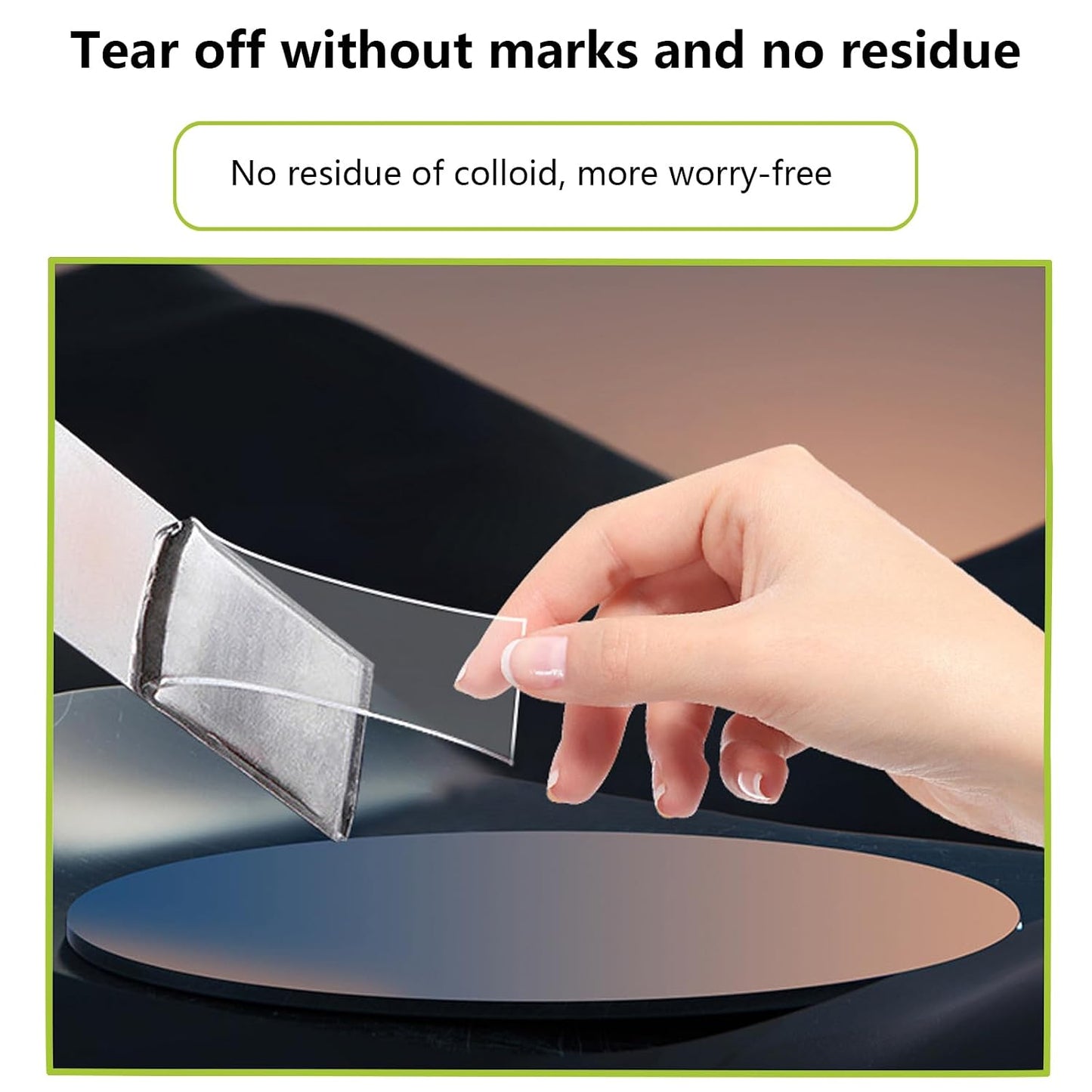 Traceless Nano Double-Sided Tape,5 Meters Nano Double Sided Tape Heavy Duty,Holds 2.2lb, Wall Car Home Mounting Strips, No Residue Clear Adhesive, Reusable RemovableWashable Double Sided Sticky