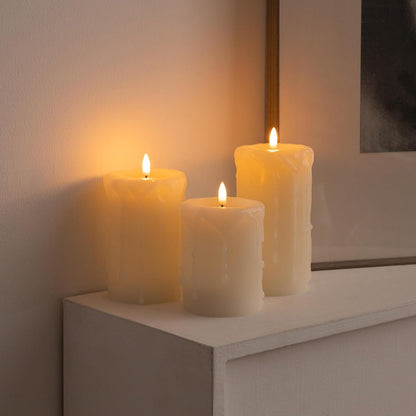 ANGELLOONG Flickering Flameless Candles, Realistic Battery Operated Candles with Remote and Timer, Set of 3 LED Candles for Room Fall Home Wedding Decor Centerpieces Table Party Valentines Decorations