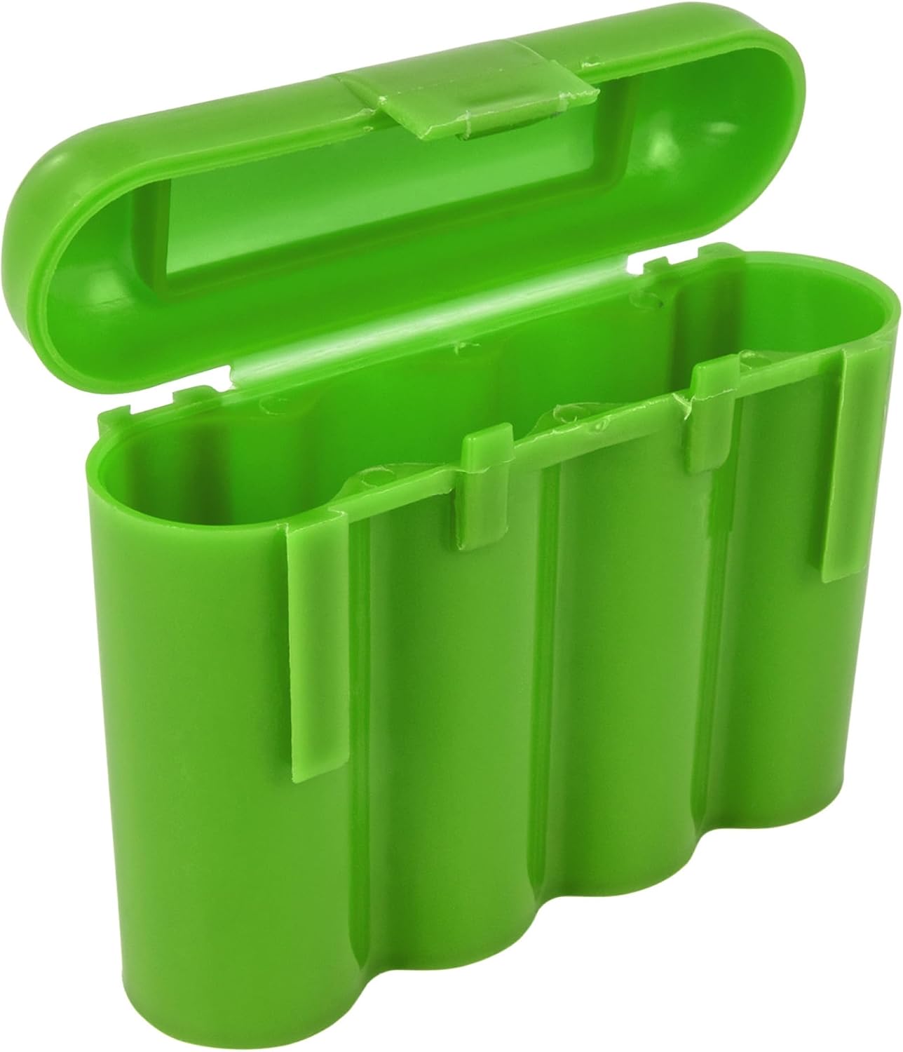 3 Pack AA / AAA / CR123A Green Battery Holder Storage Cases