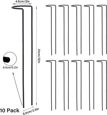 10 Pack Indoor Plant Support for Monstera Trellis Stakes and Stem Holder - Perfect for Small Indoor Plants, Desktop Gardens & Flower Shelf Use, Easy to Set Up and Efficient Support