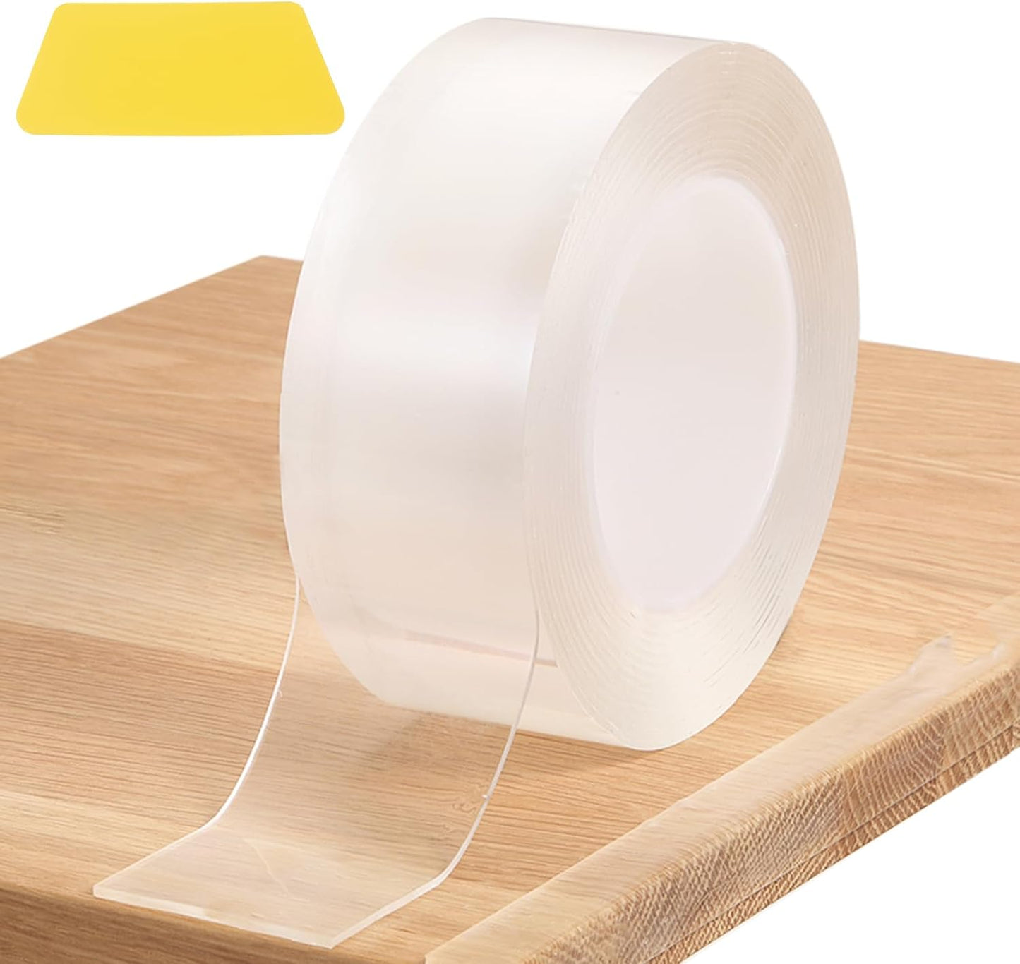 uxcell Clear Edge Protector Strip, 3.94 in x 16.4 ft Sharp Edge Wrap Cover Tape Soft Corner Guards for Furniture Cabinets Drawers Tables Door