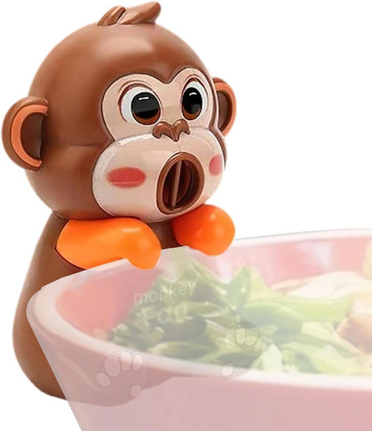 Small Fan for Cooling Food | Portable 3 Speeds USB Rechargeable Cute Animal - Clip On Food Cooling Personal Fan - for Kids Soup Stew Coffee Tea Baked Goods Kitchen Office Dorm Room