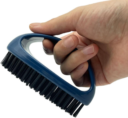 GKETN Scrub Brush for Cleaning Scrubbing Heavy Duty Stiff Nylon Bristles Cleaning Brush Multi-Purpose, White & Small Size