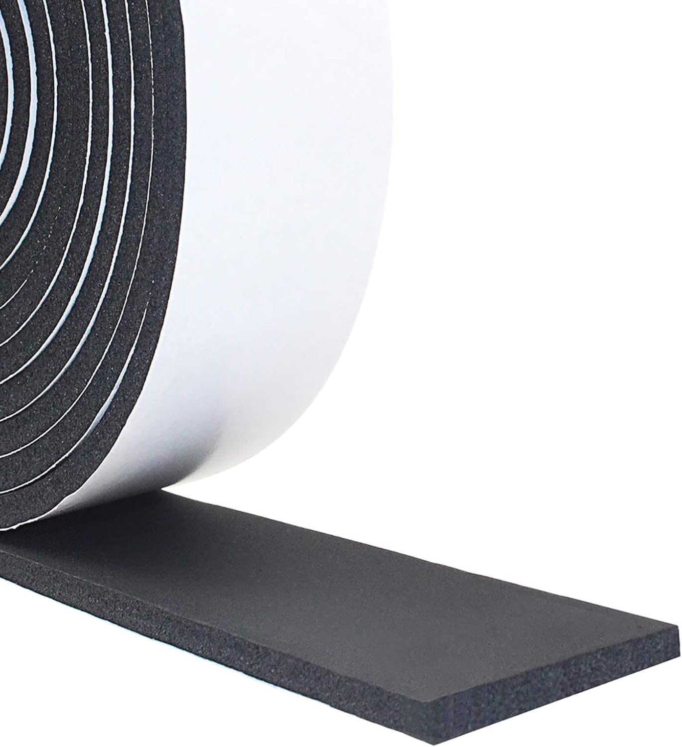 DGSL Foam Insulation Tape, 1/2In x 1/4In x 33Ft Weather Stripping Door Seal Strip for Doors and Windows,Sliding Door,Sound Proof Soundproofing Door Seal,Weatherstrip,Air Conditioning Seal Strip