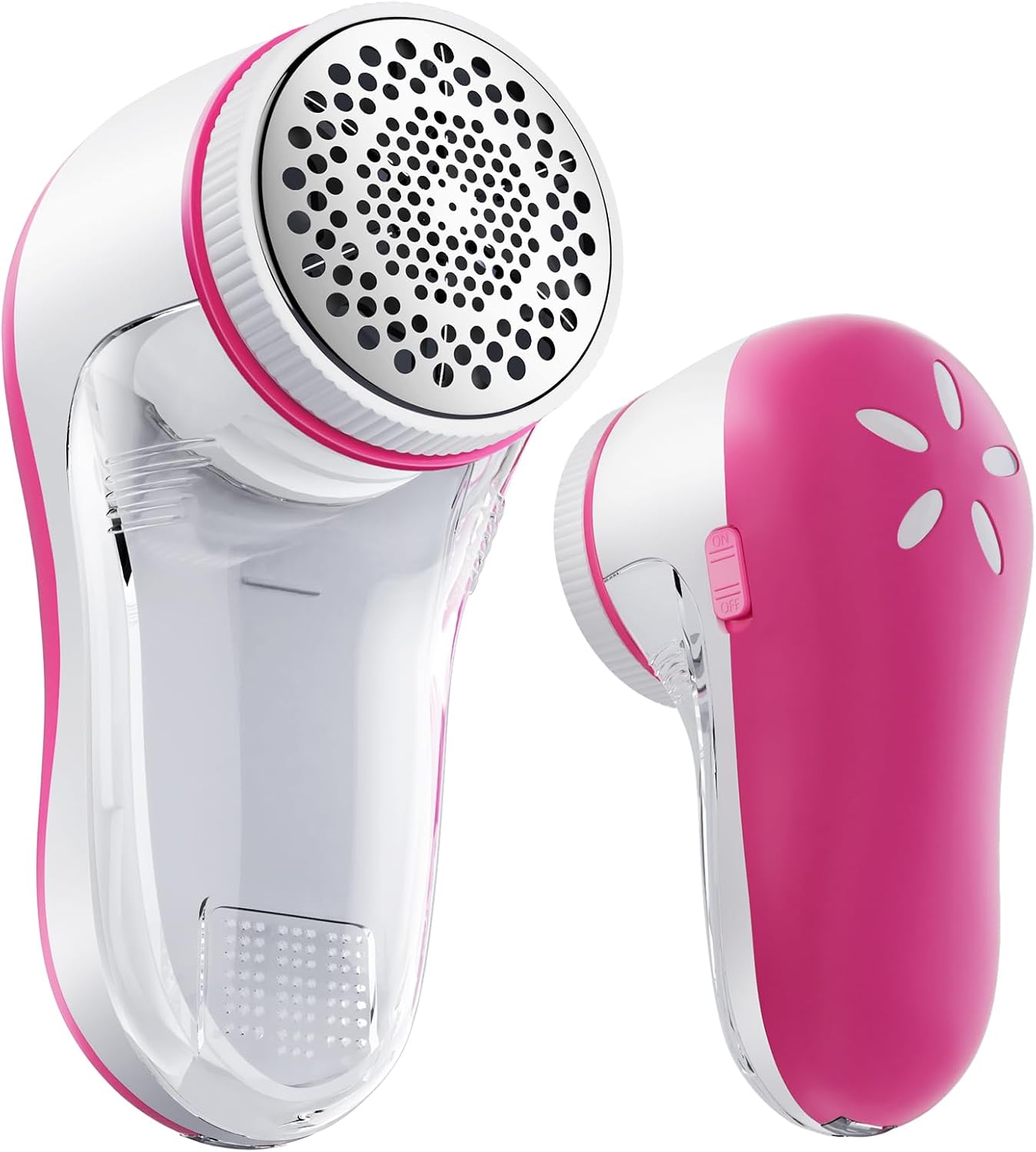 POPCHOSE Fabric Shaver, Lint Shaver for Clothing, Electric Lint Remover with 6-Leaf Blades, Sweater Defuzzer, Clothes Shaver for Couch, Furniture, Blanket, Remove Pilling, USB Rechargeable