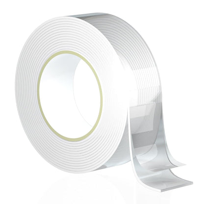 Heavy Duty Double Sided Nano Tape, 120" Removable & Resuable No Residue Nano Tape for Picture Hanging, Indoor Decor, Mirrors & Home Organization, Room Decoration