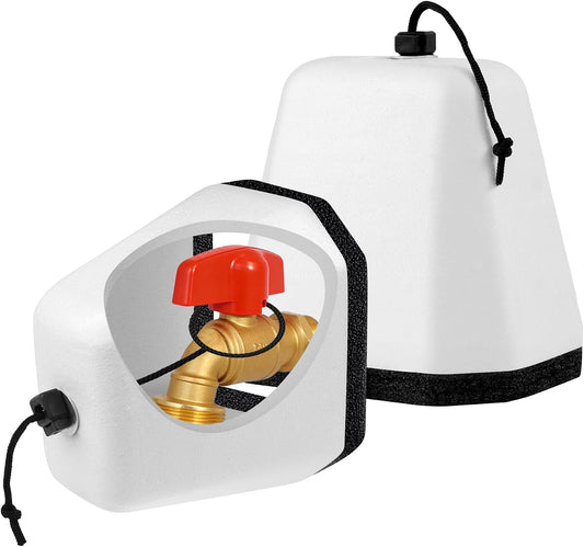 Outdoor Faucet Covers for Winter (2, White)