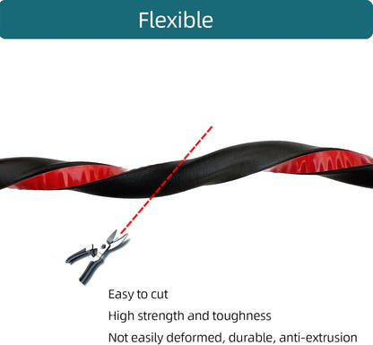 D Shape EPDM Foam Rubber Seal with Tape, Self-Adhesive Rubber Weather Stripping for Boat, Auto, RV, Marine, Garage Doors/Window and More, W:0.5"; H:0.5"; L:26Feet