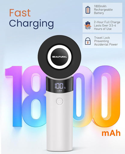 BEAUTURAL Fabric Shaver, Rechargeable Lint Remover for Clothes, Electric Lint Shaver with 6-Leaf Blades, Sweater Shavers to Fuzz, Lint Balls, Pillings, Bobbles for Clothes and Furniture