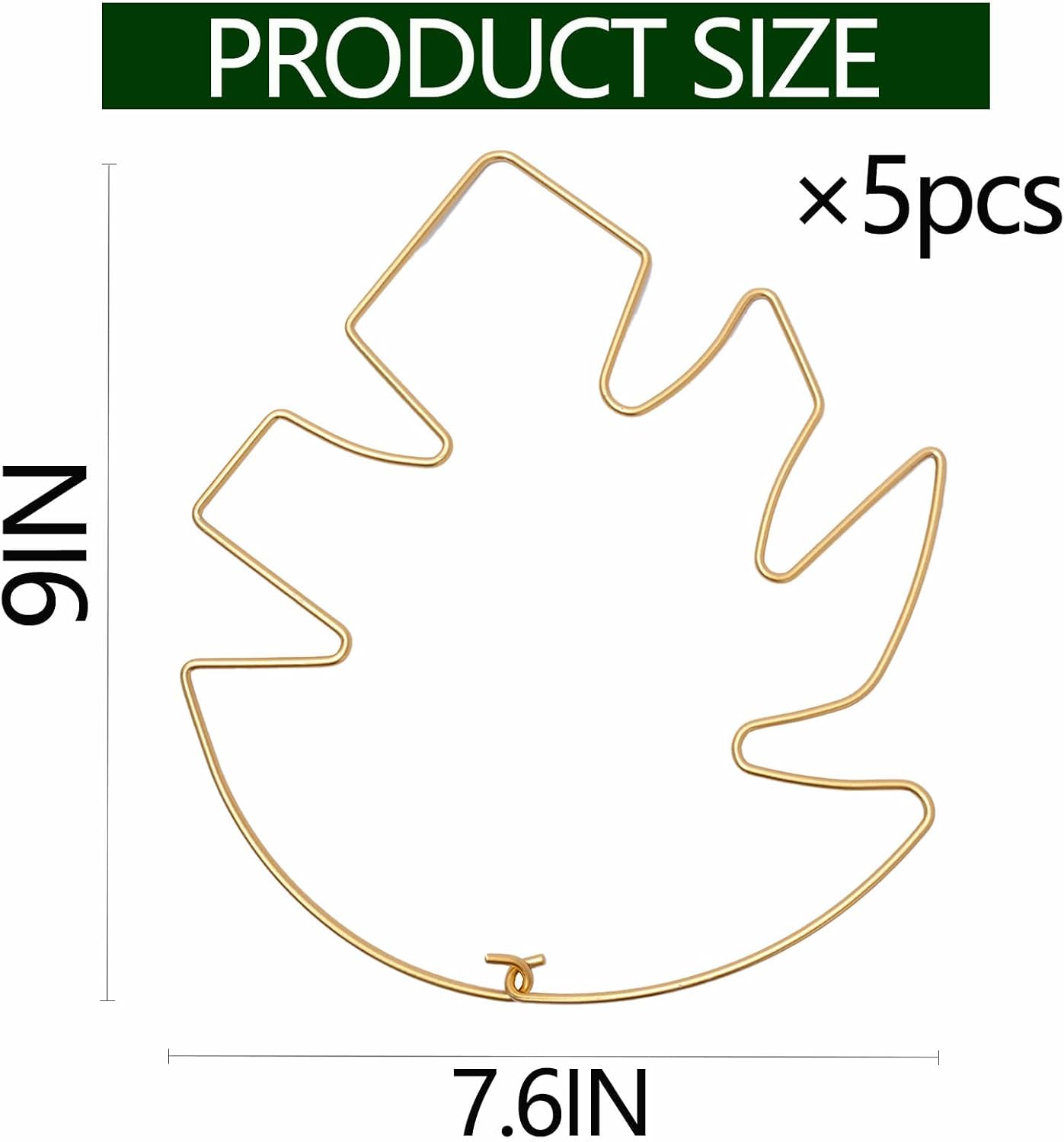 Yohsnor Monstera Plant Stem Support System - 5 Piece Set (5.5x4.7in) | Durable Plant Support Stakes for Climbing Plants & Fishbone Cactus | Ideal Leaf Stabilizer for Indoor Plants & Monstera Care