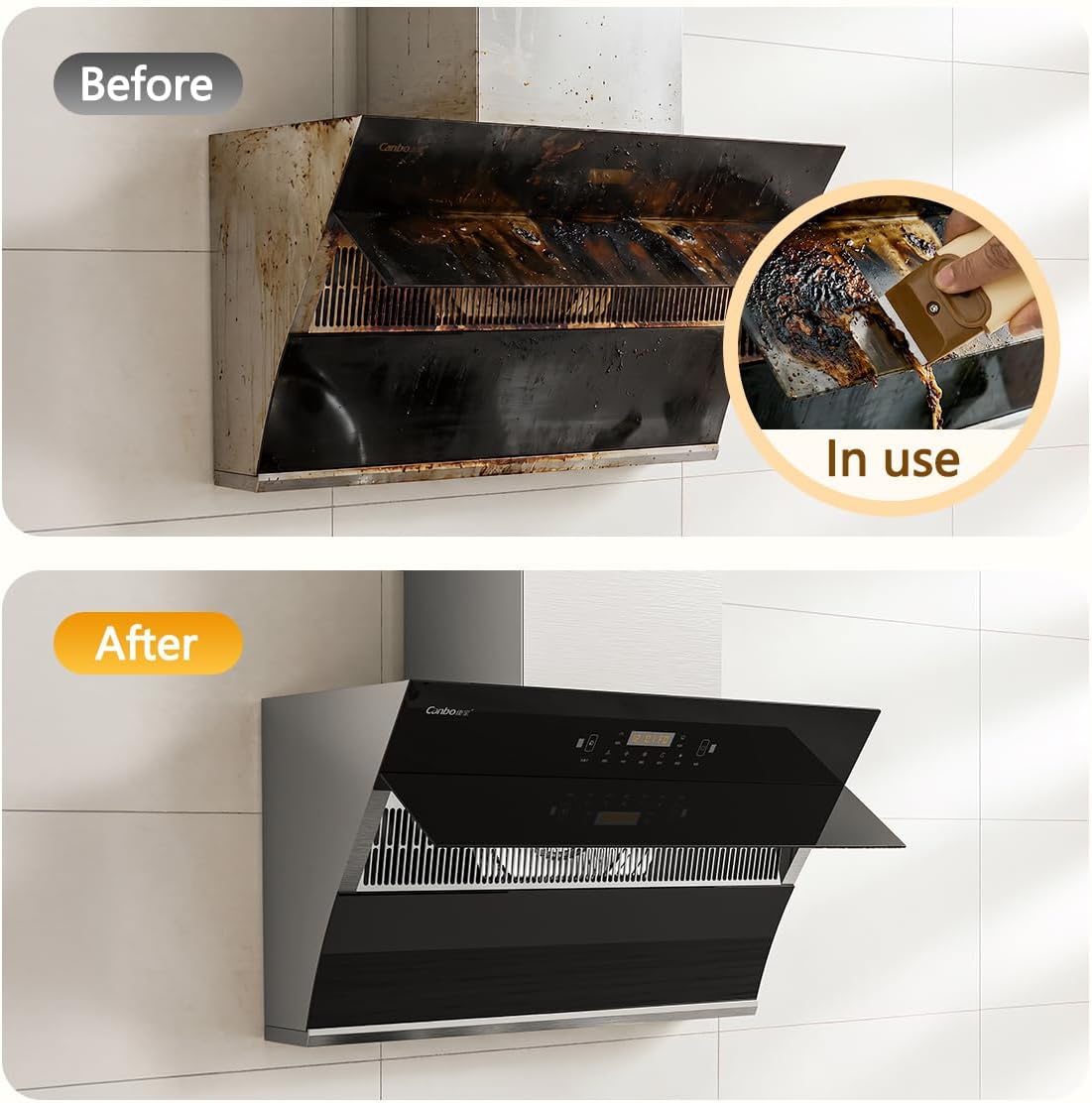 Razor Blade Scraper Tool with 12pcs Extra Blades, Cleaning Scraper Tools with Protective Cover and Buit-In Blade Storage, Razor Scraper for Oven, Glass, Window, Paint, Cooktop, Glass Stovetop, Sticker
