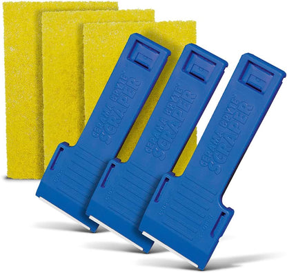 Cerama Bryte Cooktop Scraper & Pad Kit for Glass-Ceramic Surfaces