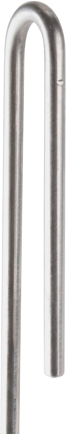 Deep Fryer Cleaning Brush – L-Shaped High-Temp Commercial Kitchen Tool - Heavy Duty Brass Bristles - Heat Resistant to 750F for Food Debris - Deep Fryer Cleaner - Made in USA by FryOilSaver Co. B53C