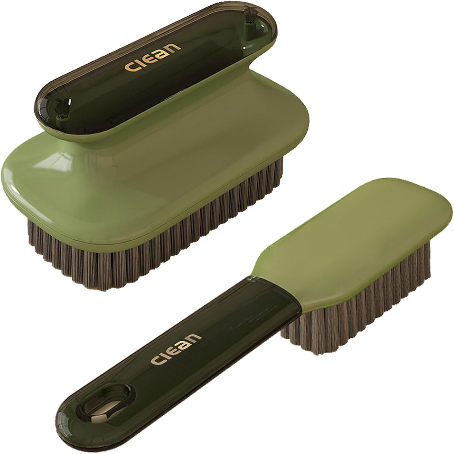 Laundry Stain Brush Household Scrub Brush Laundry Brush for Stain Removal, Soft Bristle Brush 2 Pack Stain Brush for Clothes Scrubbing Bathroom Cleaning Brush, Easy to Hold