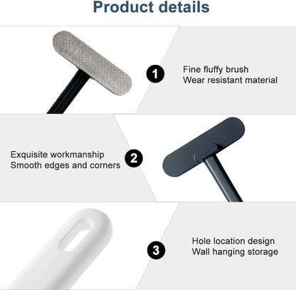 Window Screen Cleaner Brush,Mesh Screen Lint Brush,Window Screen Cleaning Brush Washing Equipment, Multifunctional Cleaning Brush(Blue)