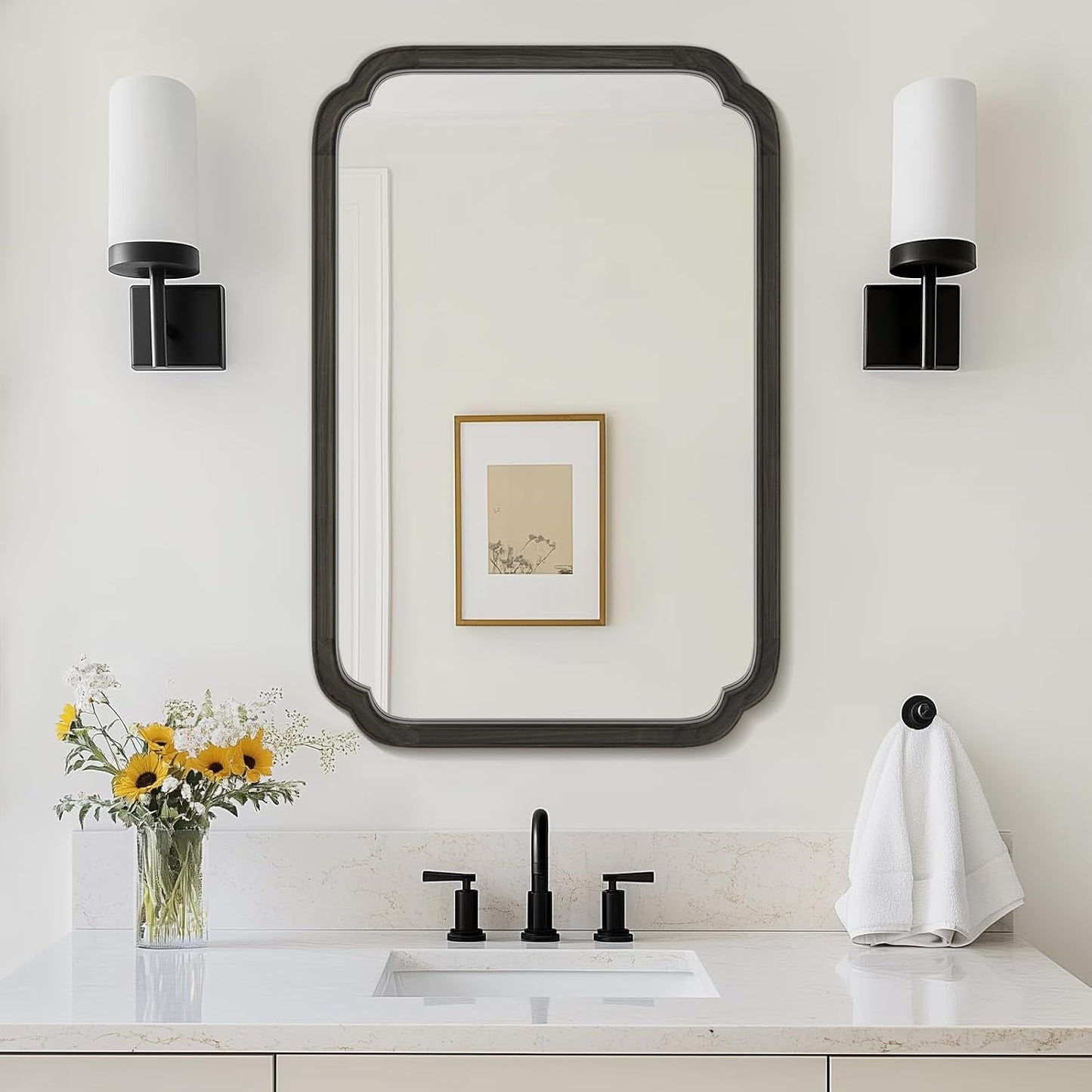 WallBeyond Full Length Mirror Wall Mounted 65"x22", Rustic Wooden Frame Floor Mirror, Large Full Body Mirror for Bedroom, Leaning or Hanging Against Wall, Natural
