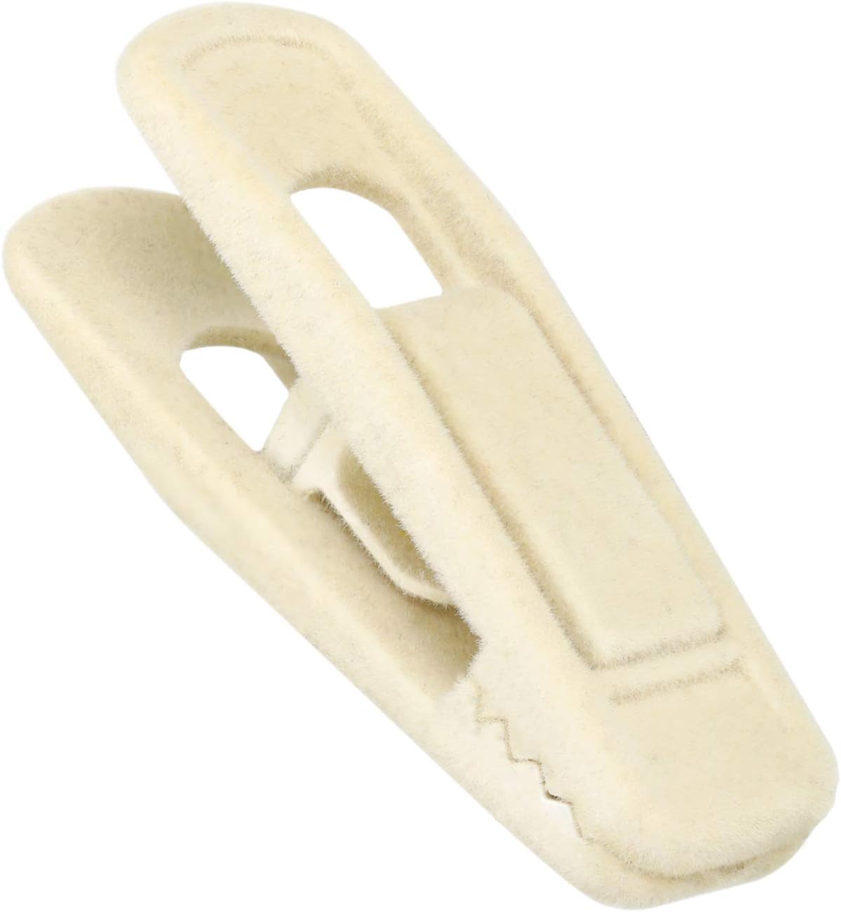 Tinfol Velvet Hanger Clips, 24 Pack Black Pants Hangers Clips, Large Opening Clothes Pin, Strong Finger Flocked Clip Perfect for Use with Slim-line Clothes Velvet Hanger